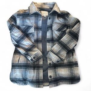 Thread & Supply Medium Thick Flannel Shacket with Pockets